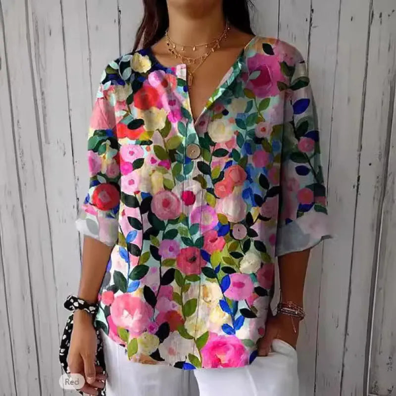 Lena - Frauen Plus Size Denim Shirts