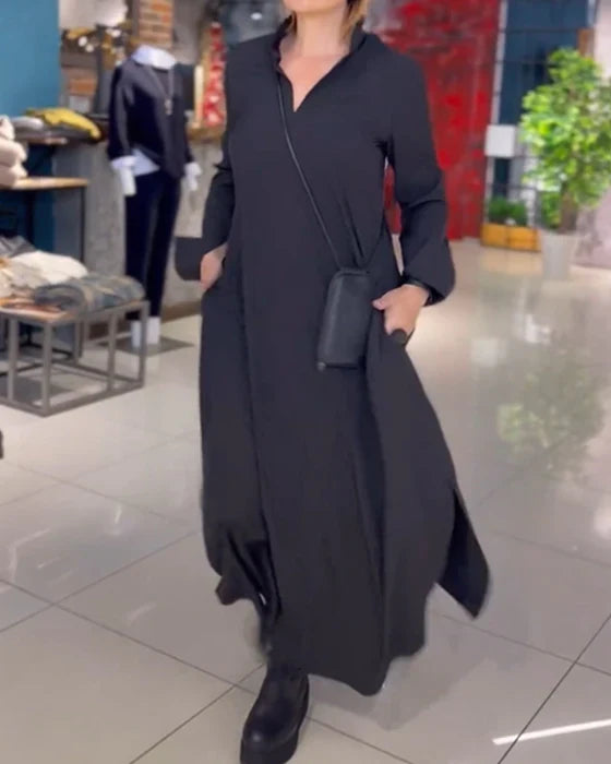 Camilla - Elegantes und bequemes langes Kleid