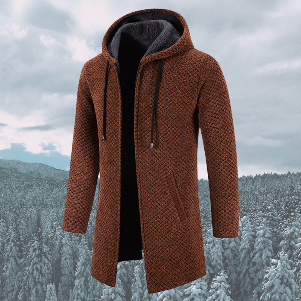 JANN - Langer Sweater mit Fleece