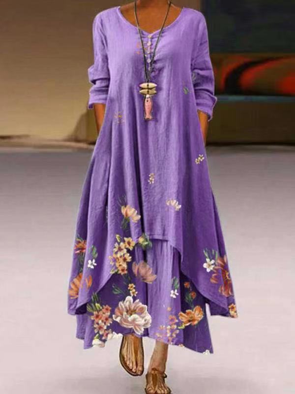 BMC® - Sommerwiese Elegantes Maxikleid für sonnige Tage
