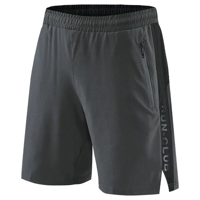 Herren-Trainingsshorts mit Reißverschlusstaschen
