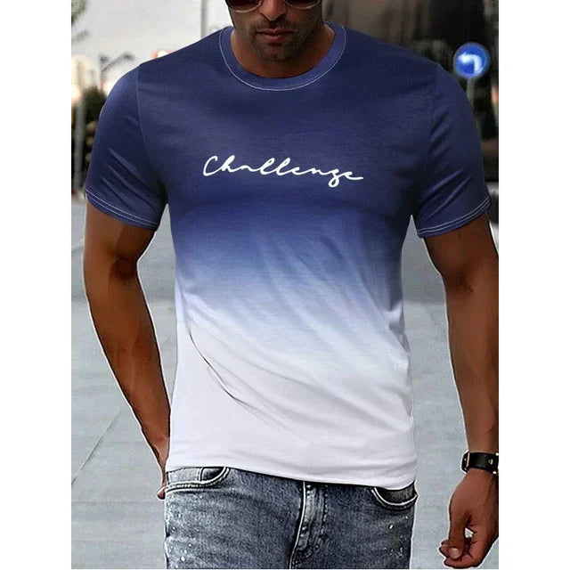 Tate | vintage herren t-shirt mit farbverlauf