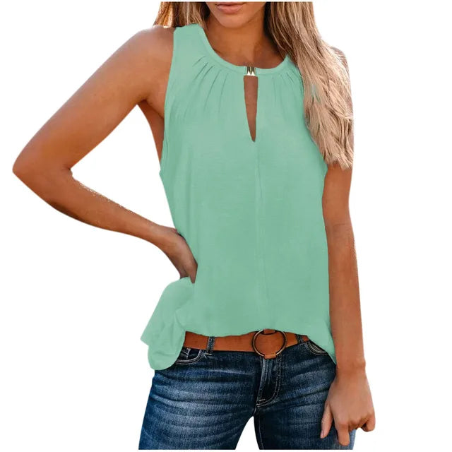 Nora - Elegantes Schwarzes Top