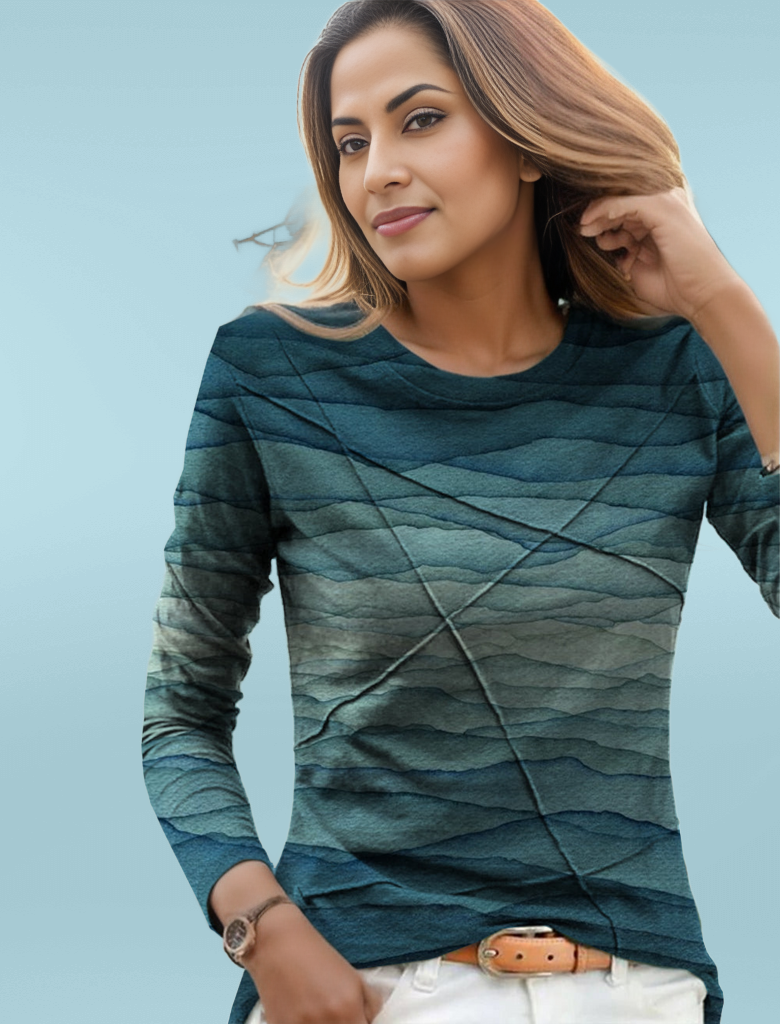 PureWear® - Dreamy Druck Rundhalsausschnitt Top
