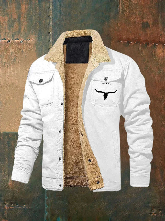 Andrew - Retro Herrenjacke für warme Wintertage
