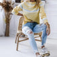 Santvarius® - Frischer gelber langärmeliger Pullover