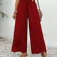 Hose mit weitem Bein und geometrischem Print