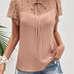 Roséfarbenes Spitzen Shirt - Sofia