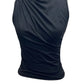 Schwarzes Tanktop mit Raffungen - Natalie