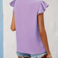 Fliederfarbene Bluse - Emma