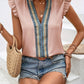 Khaki Ethno-Bluse - Lara