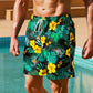 Tropische Shorts mit Blumenmuster - Leo