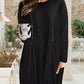 Agnes - Einfarbiges Kleid mit Reißverschluss