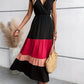 Edna - Color Block Plissee-Kleid
