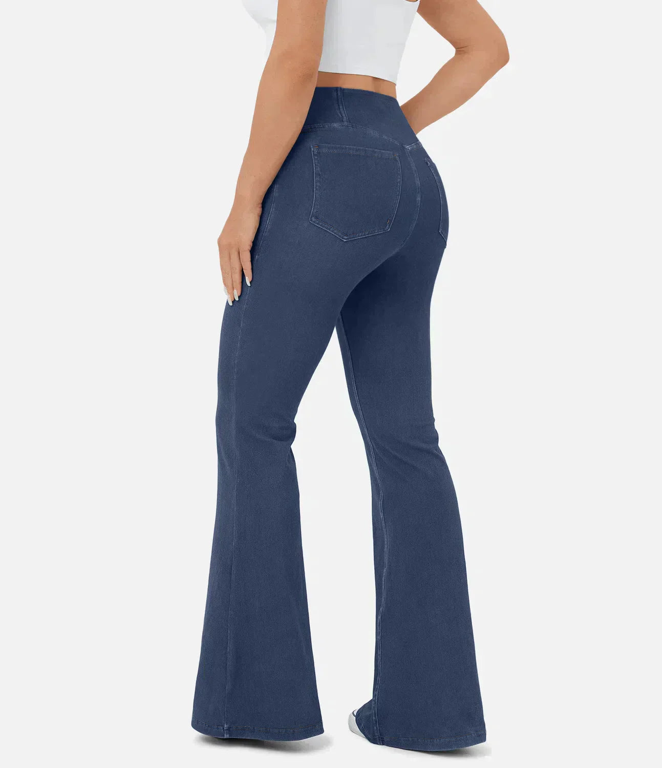 Juul | Elastische Flair-Jeans mit hoher Taille