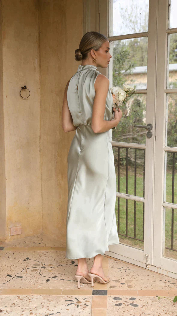 BELLE – glänzendes langes kleid