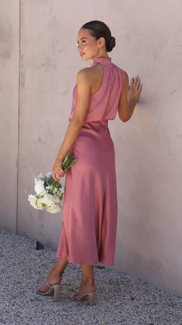 BELLE – glänzendes langes kleid