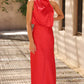 BELLE – glänzendes langes kleid
