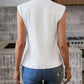 Weiße Ärmellose Bluse – Clara
