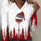 FallStil® - Tipsy Red Wine Holiday Party Langarm-Top