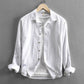 JACKSON - 100% Baumwolle Unifarbenes Hemd