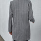 WinterTrend® - Stilvolle graue Jacke mit langen Ärmeln