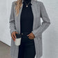 WinterTrend® - Stilvolle graue Jacke mit langen Ärmeln