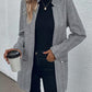 WinterTrend® - Stilvolle graue Jacke mit langen Ärmeln