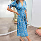 Selena | Kleid mit V-Ausschnitt und Polka Dots