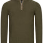 Soren – cormac – stilvolles sweatshirt mit viertelreibverschluss