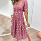 Selena | Kleid mit V-Ausschnitt und Polka Dots