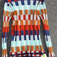 FallStil® - Herbst Pullover mit hohem Halsausschnitt im Schachbrettmuster