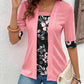 Rosa Eleganz-T-Shirt - Julia