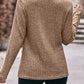 Grünes Strick-Shirt mit Knopf-Details - Lena