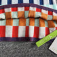 FallStil® - Herbst Pullover mit hohem Halsausschnitt im Schachbrettmuster