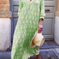 Layla - Lässiges Print-Patchwork-Kleid mit V-Ausschnitt