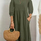 Kiara - Lässiges mittellanges Kleid mit 3/4-Ärmeln