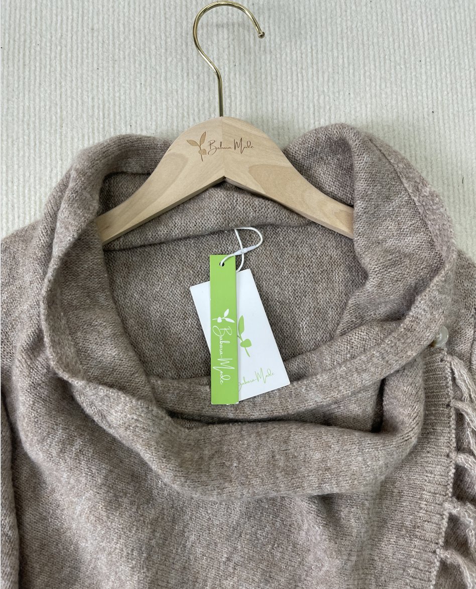 HerbstTrend® - Moderner einfarbiger Pullover mit langen Ärmeln