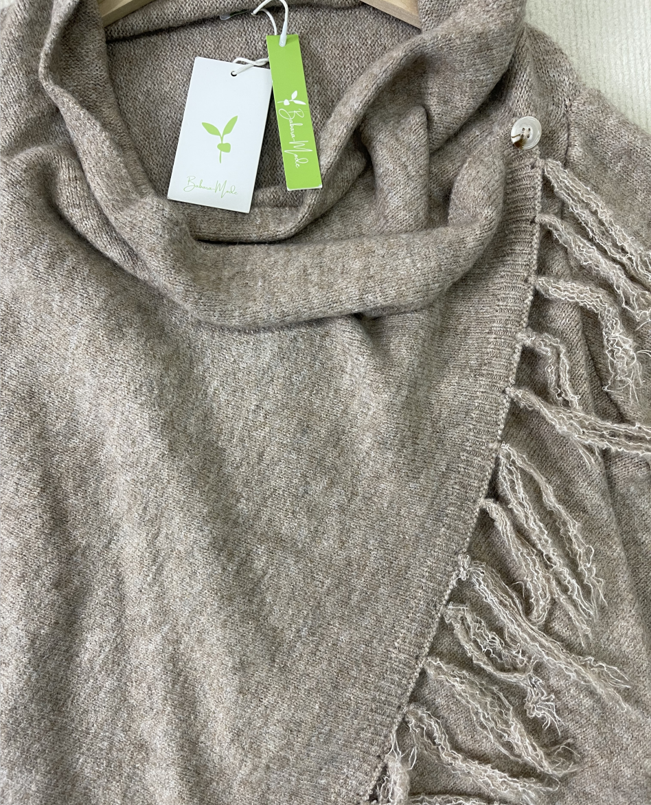 HerbstTrend® - Moderner einfarbiger Pullover mit langen Ärmeln