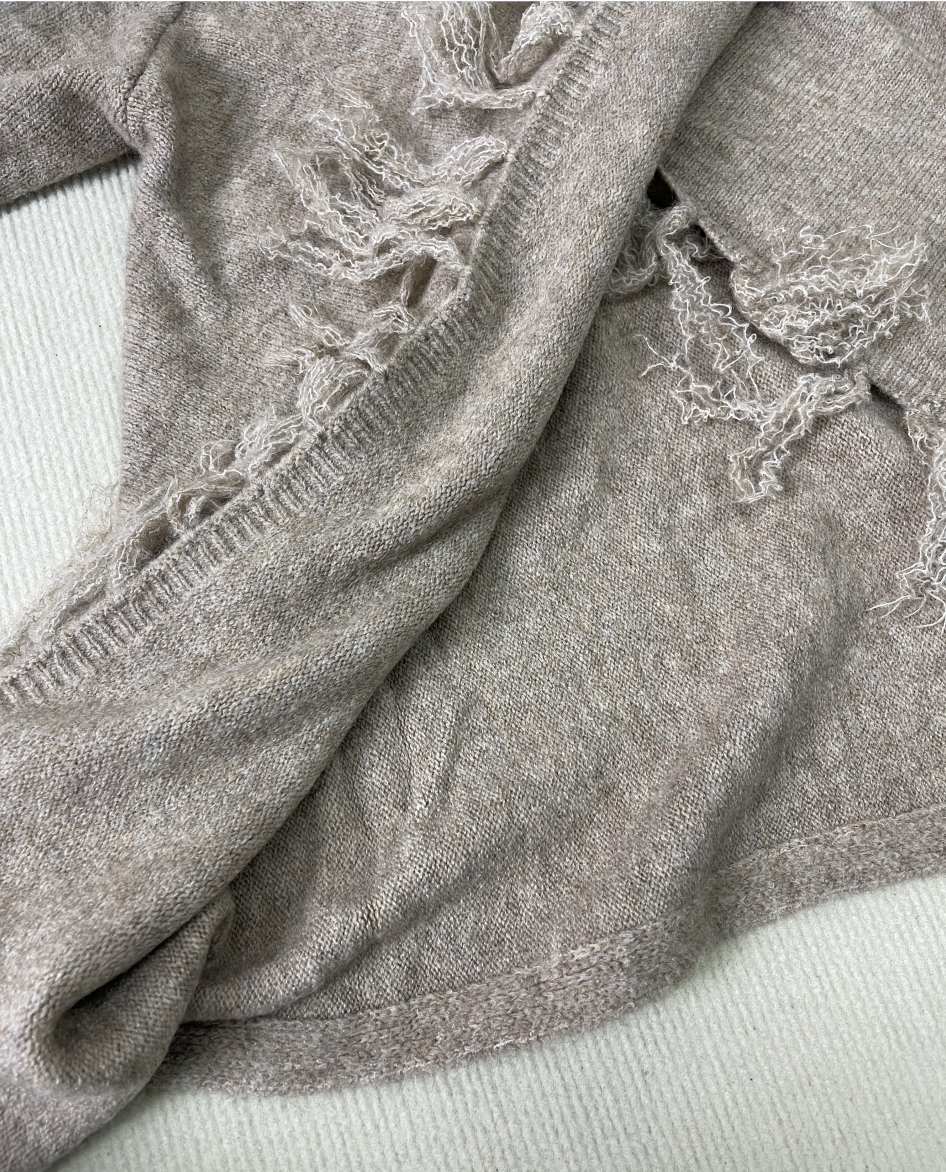 HerbstTrend® - Moderner einfarbiger Pullover mit langen Ärmeln