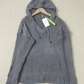 Monci® - Grauer einfarbiger Kapuzenpullover