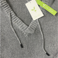 Monci® - Grauer einfarbiger Kapuzenpullover