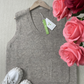 HerbstTrend® - Bequeme einfarbige ärmellose Weste