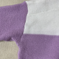 HerbstTrend® - Lila Color Block Langarmpullover