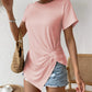 Weißes Twist-Shirt - Eva