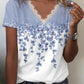 Kailey - Damenmode T-Shirt mit V-Ausschnitt
