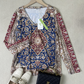 StrickSinn® - Retro Long Sleeve Print Top