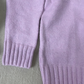 WinterTrend® - Rosa einfarbiger Pullover mit langen Ärmeln und Rundhalsausschnitt