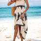 SpringStil® - Apricotfarbenes ärmelloses Träger-Maxikleid