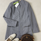 WinterTrend® - Stilvolle graue Jacke mit langen Ärmeln